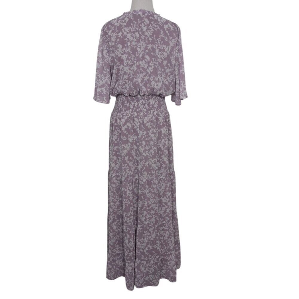 Rokoko Floral Maxi Dress Womens Size Large Purple Lined Cottagecore NEW - Picture 10 of 11